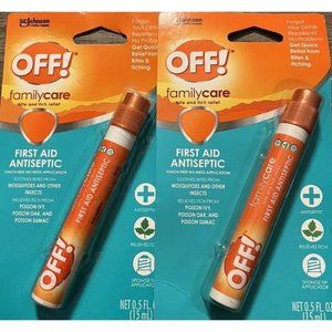 Family Care Bite & Itch Relief First Aid Antiseptic Pen. Lot Of 2 Stick